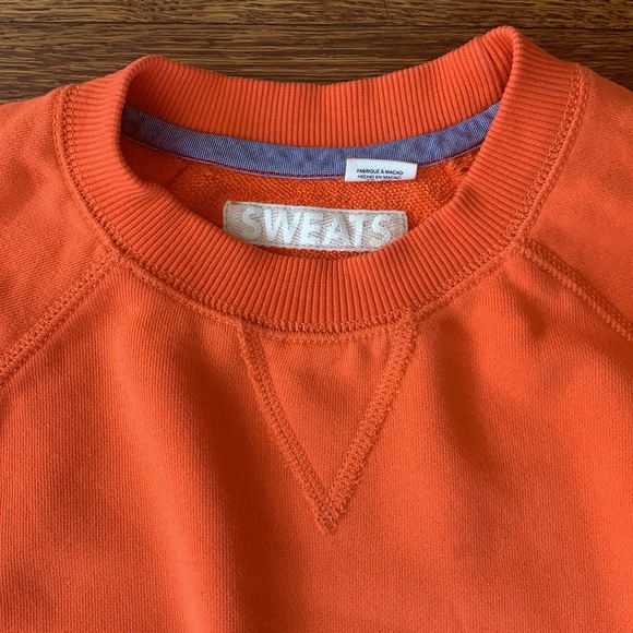 Men’s Orange Tommy Hilfiger Crew Sweatshirt - Picture 2 of 5